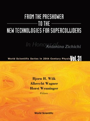 cover image of From the Preshower to the New Technologies For Supercolliders